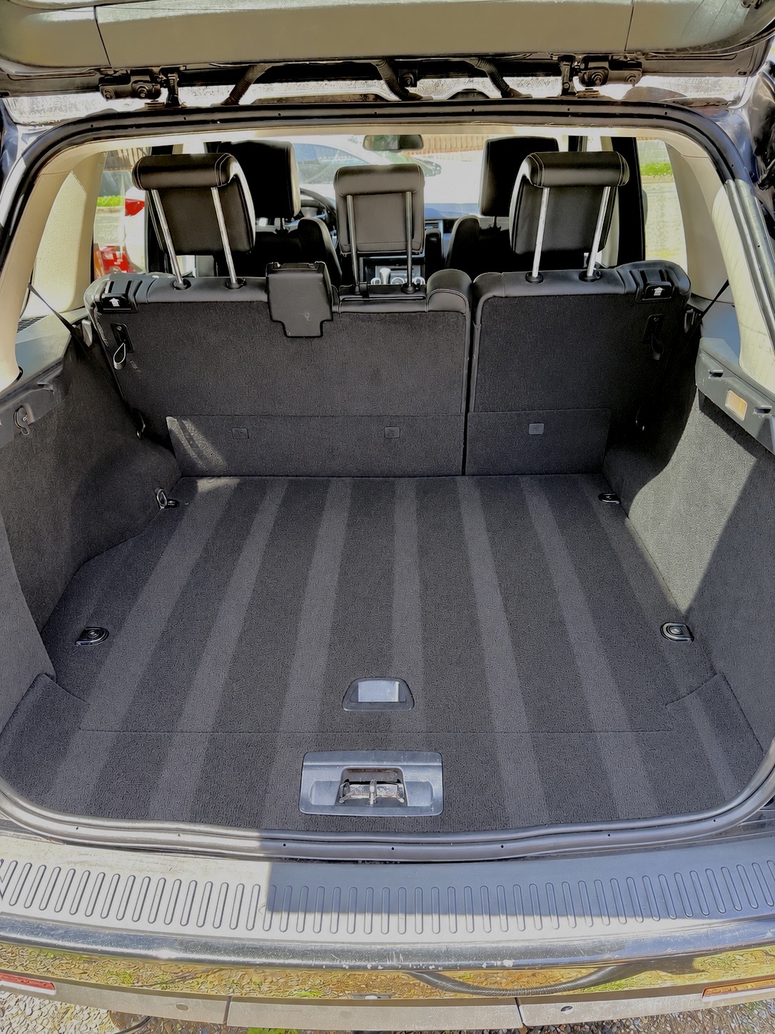 SUV cargo area detail — after